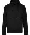 K338 KK338 Kustom Kit Regular Fit Piqué Zipped Pocket Hoodie Black colour image